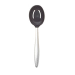 Cuisipro 8-Inch Silicone Piccolo Slotted Spoon, Black