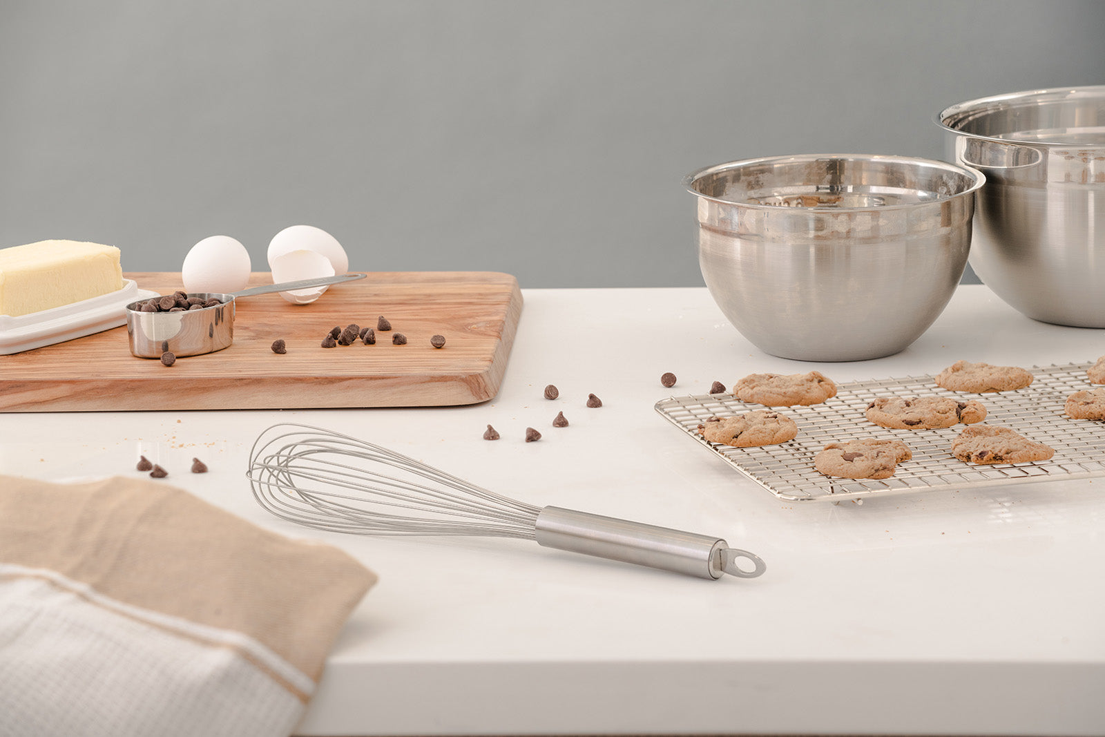 Cuisipro Stainless Steel Mixing Bowl 3 Piece Set
