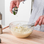 Cuisipro 8 Inch Stainless Steel Balloon Whisk Ball Solid Handle