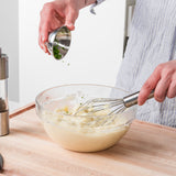 Cuisipro 8 Inch Stainless Steel Balloon Whisk Ball Solid Handle