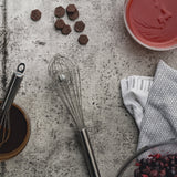 Cuisipro 8 Inch Stainless Steel Balloon Whisk Ball Solid Handle