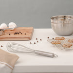 Cuisipro Solid Handle 8 Inch Egg Whisk, Stainless Steel
