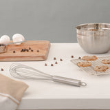Cuisipro Solid Handle 8 Inch Egg Whisk, Stainless Steel