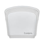Cuisipro Pack-It Silicone Reusable Storage Bag, Set of 2, 200ml/6.75 oz