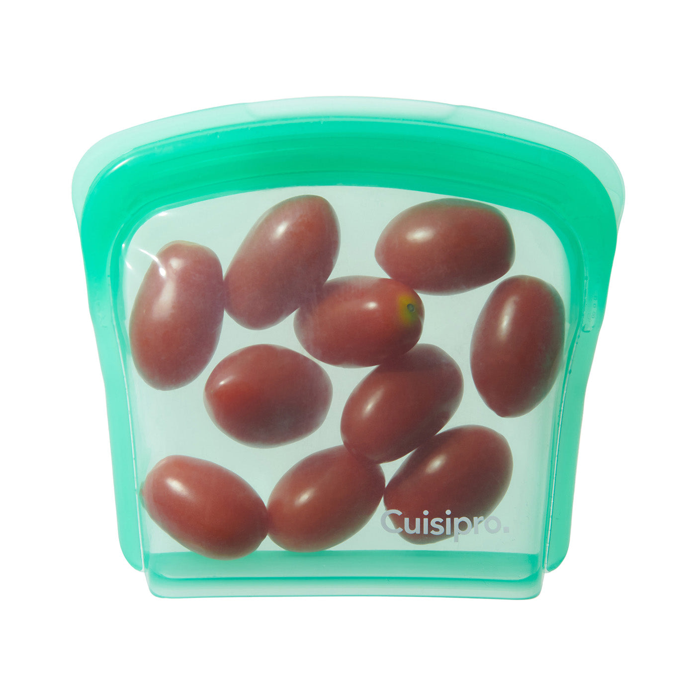 Cuisipro Pack-It Silicone Reusable Storage Bag, Set of 2, 200ml/6.75 oz, Green
