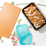 Cuisipro Pack-It Silicone Reusable Storage Bag, Set of 2, 200ml/6.75 oz, Aqua