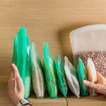 Cuisipro Pack-It Silicone Reusable Storage Bag, 400ml/13.5 oz, Clear