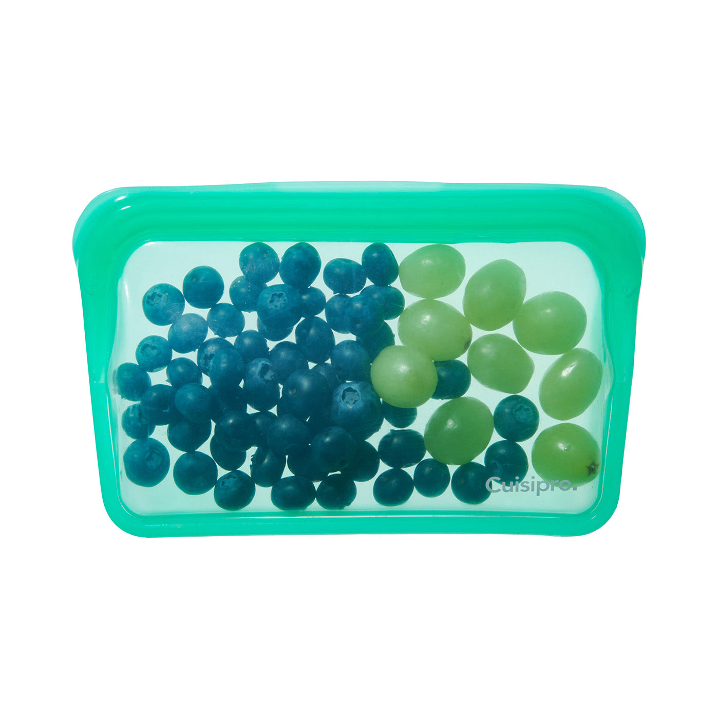 Cuisipro Pack-It Silicone Reusable Storage Bag, 400ml/13.5 oz, Green