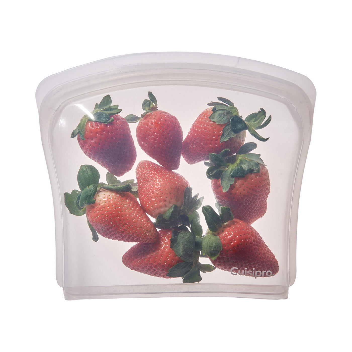 Cuisipro Pack-It Silicone Reusable Storage Bag, 800ml/27oz, Clear