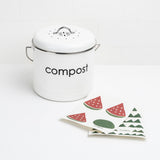 Cuisipro All Purpose Eco-Cloth Sponge Cloth, Green Triangle/Watermelon, Set of 2