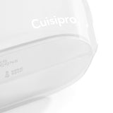 Cuisipro Pack-It Silicone Reusable Stand Up Storage Bag, 1000ml/34 oz, Clear