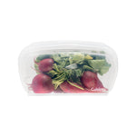 Cuisipro Pack-It Silicone Reusable Stand Up Storage Bag, 1000ml/34 oz, Clear