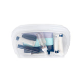 Cuisipro Pack-It Silicone Reusable Stand Up Storage Bag, 1000ml/34 oz, Clear