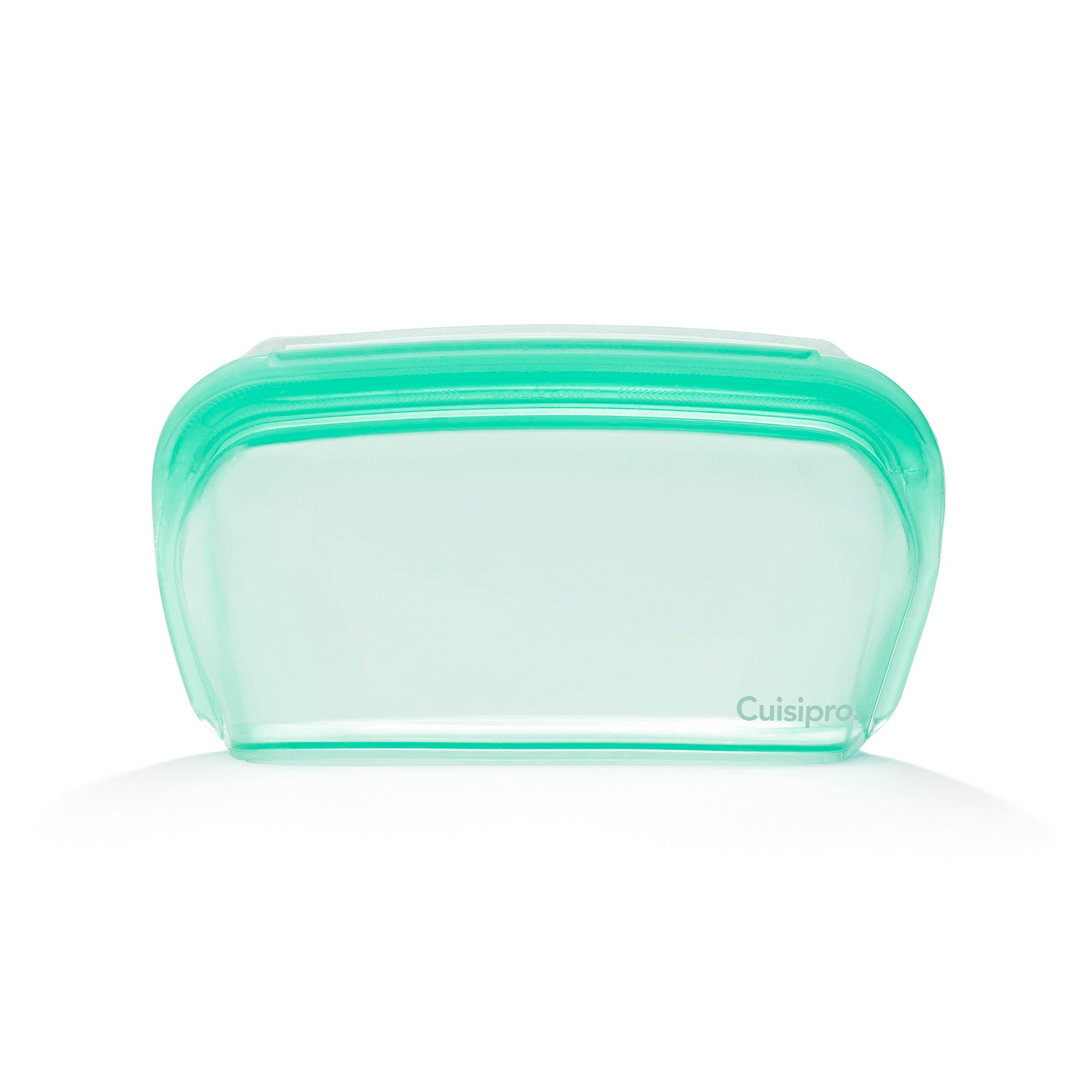 Cuisipro Pack-It Silicone Reusable Stand Up Storage Bag, 1000ml/34 oz, Green