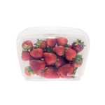Cuisipro Pack-It Silicone Reusable Stand Up Storage Bag, 1300ml/44 oz, Clear