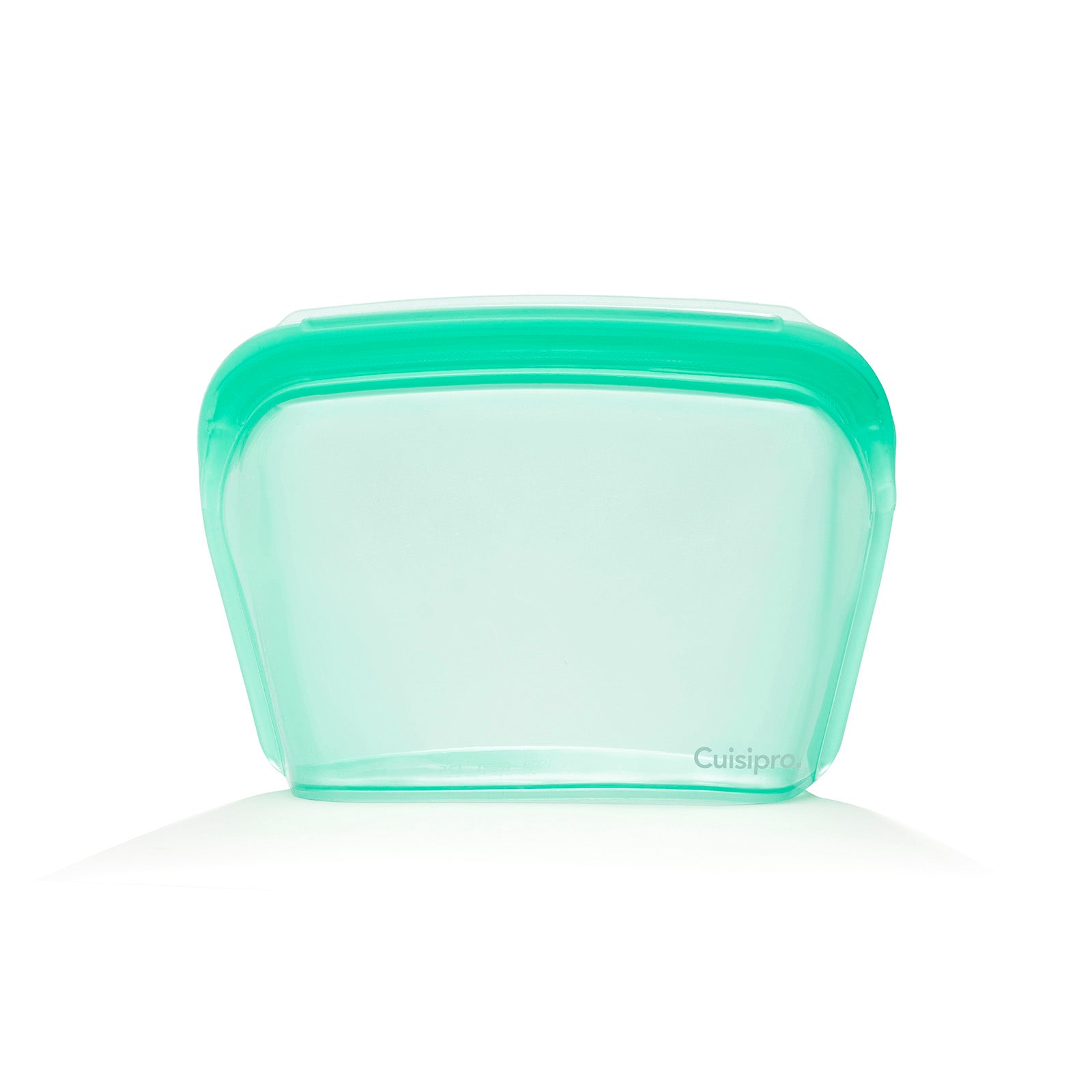 Cuisipro Pack-It Silicone Reusable Stand Up Storage Bag, 1300ml/44 oz, Green