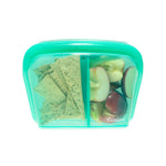 Cuisipro Pack-It Silicone Reusable Stand Up Storage Bag w/Divider, 1300ml/44 oz, Green