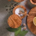 Berard France Olive Wood Salt Keeper