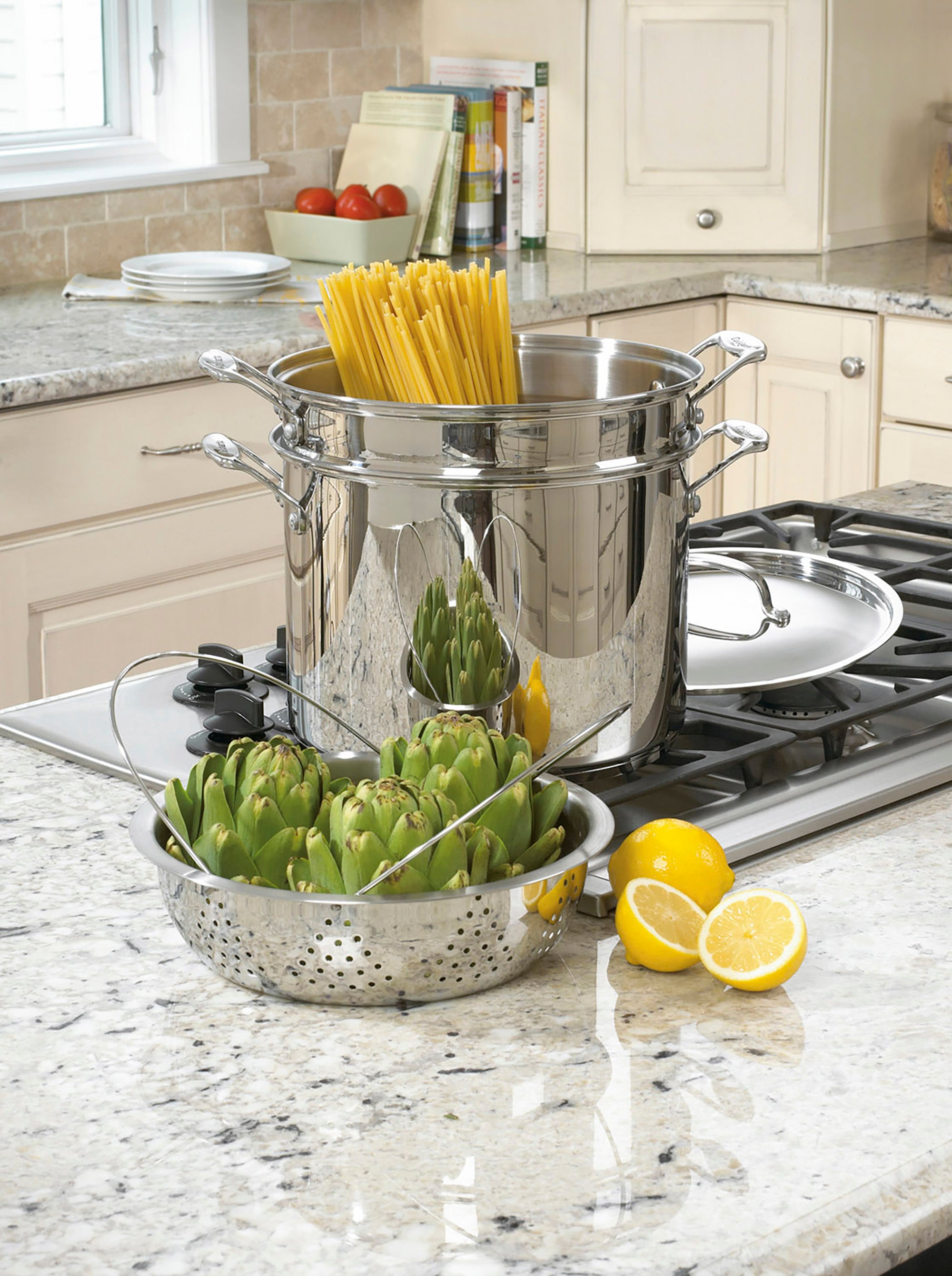 Cuisinart Chef's Classic Stainless 12 Qt. Pasta/Steamer Set (4-Pc.)
