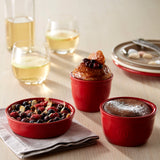 Emile Henry Made in France 8.5 oz Creme Brulee, Set of 2, 5" by 1.5"