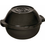 Emile Henry Bread & Potato Pot, Charcoal