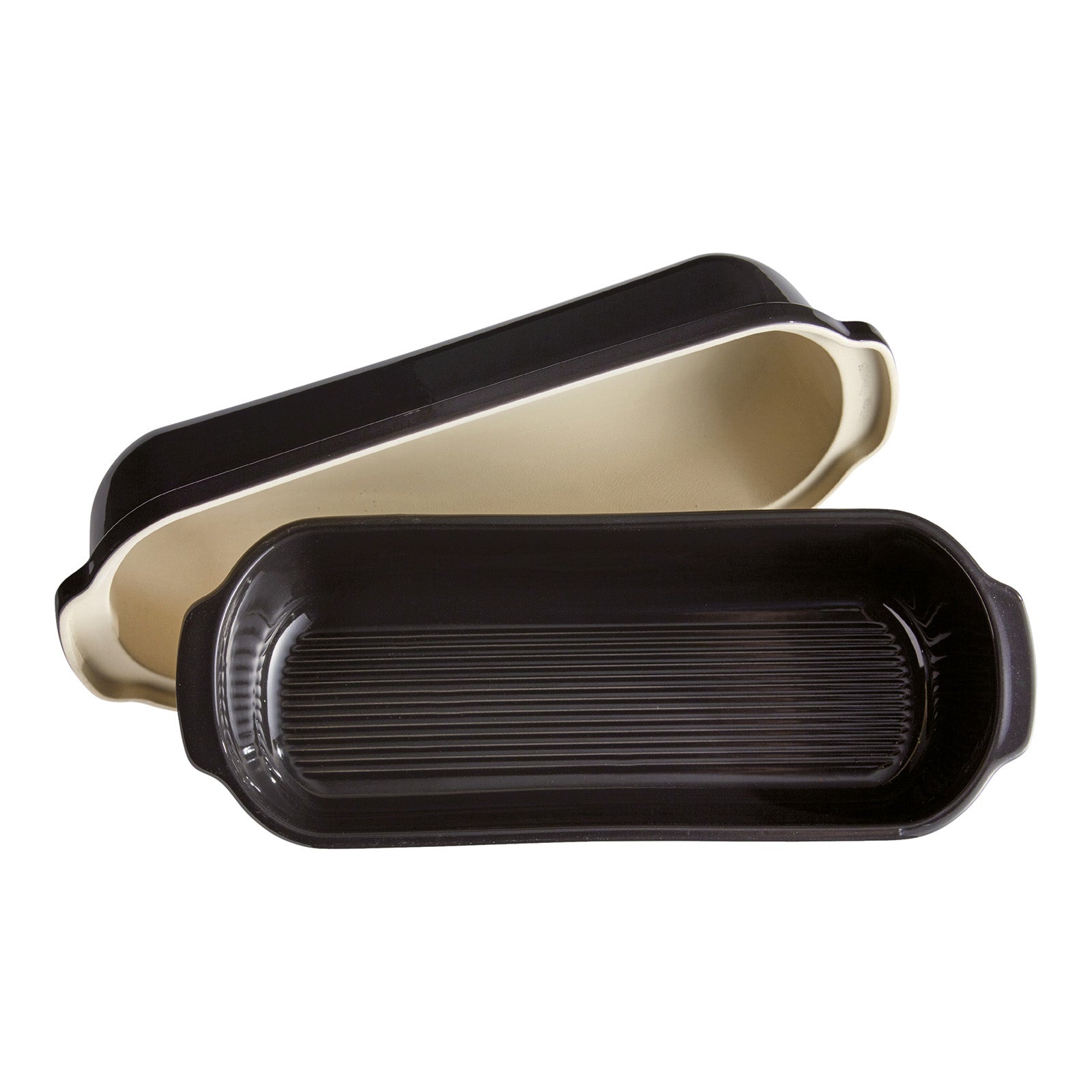 Emile Henry Italian Bread Loaf Baker, Charcoal