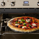Emile Henry Made in France 14.5-Inch Flame Top Pizza Stone, Charcoal