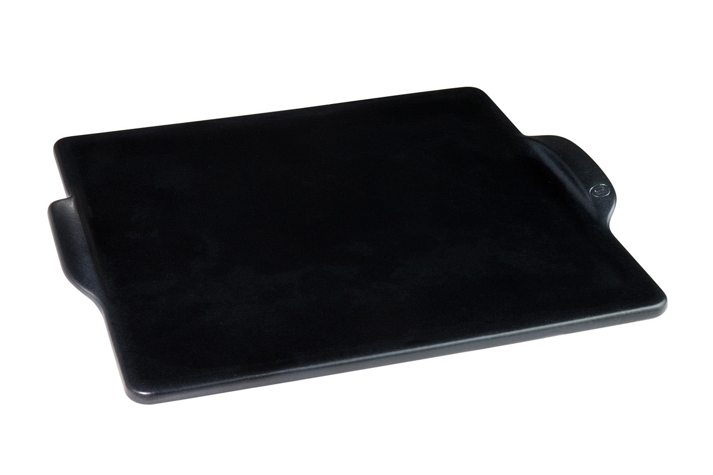 Emile Henry Square Pizza Stone, 14" x 14", Charcoal