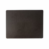 Davanti by Frieling Mattola Placemats Set of 6, Rectangular 16.5 x 12.5 Inch Indoor Outdoor Table Placemats – Dark Brown