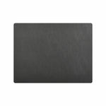 Davanti by Frieling Mattola Placemats Set of 6, Rectangular 16.5 x 12.5 Inch Indoor Outdoor Table Placemats – Castlerock Gray