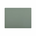 Davanti by Frieling Mattola Placemats Set of 6, Rectangular 16.5 x 12.5 Inch Indoor Outdoor Table Placemats – Mint