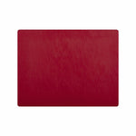 Davanti by Frieling Mattola Placemats Set of 6, Rectangular 16.5 x 12.5 Inch Indoor Outdoor Table Placemats – Earth Red