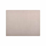 Davanti by Frieling Mattola Placemats Set of 6, Rectangular 16.5 x 12.5 Inch Indoor Outdoor Table Placemats – Silk Gray
