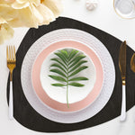 Davanti by Frieling Mattola Placemats, Set of 6, Stone Black