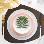 Davanti by Frieling Mattola Placemats, Set of 6, Dark Brown
