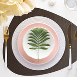 Davanti by Frieling Mattola Placemats, Set of 6, Dark Brown