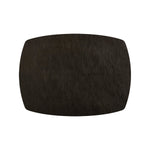Davanti by Frieling Mattola Placemats Set of 6, Rectangle Plus, 14 x 18 Inch Indoor Outdoor Table Placemats, Black