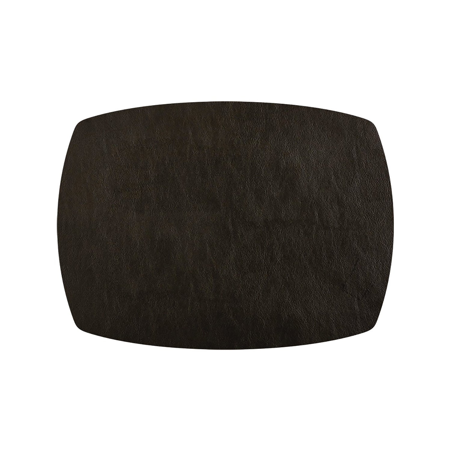 Davanti by Frieling Mattola Placemats Set of 6, Rectangle Plus, 14 x 18 Inch Indoor Outdoor Table Placemats, Black
