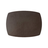 Davanti by Frieling Mattola Placemats Set of 6, Rectangle Plus, 14 x 18 Inch Indoor Outdoor Table Placemats, Dark Brown