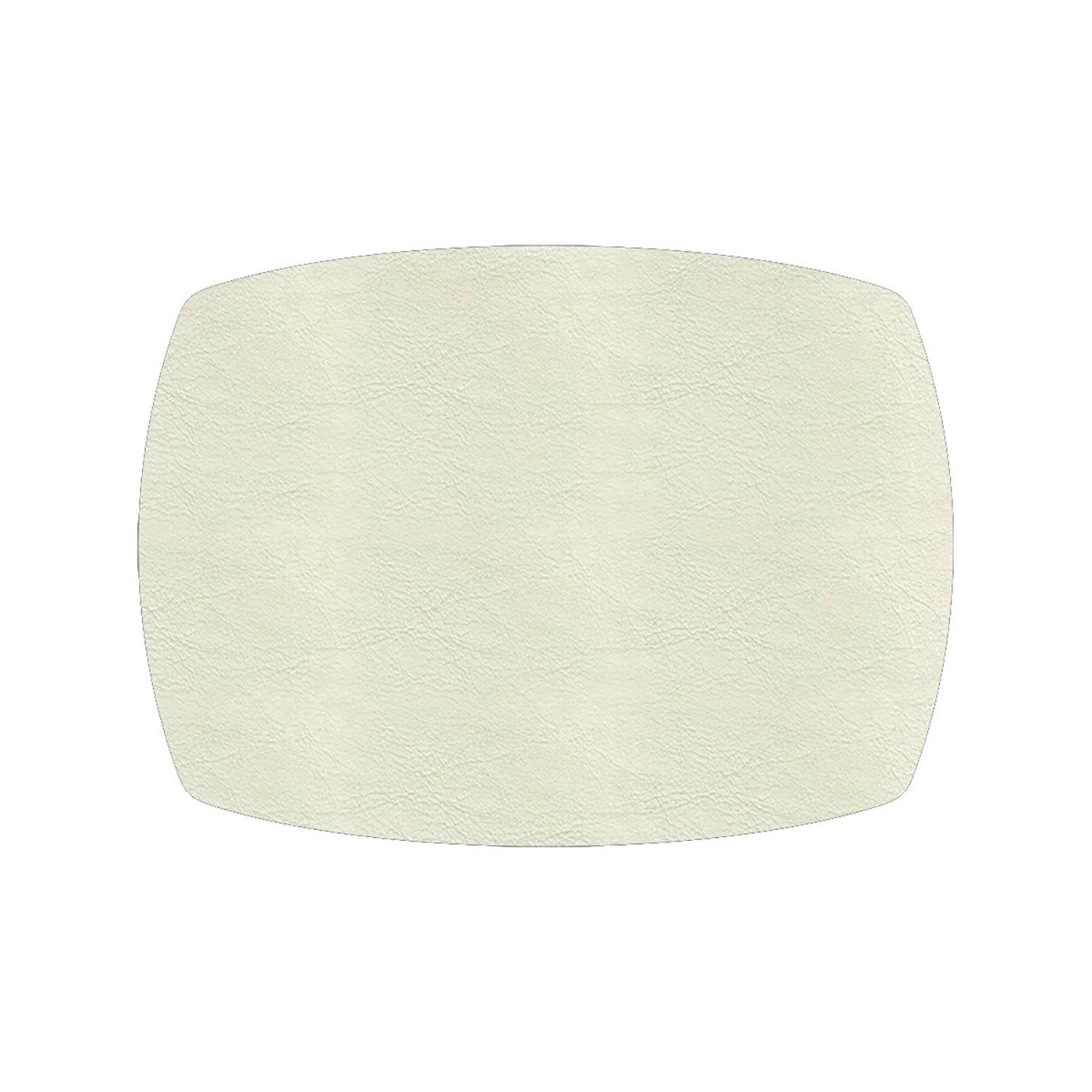 Davanti by Frieling Mattola Placemats Set of 6, Rectangle Plus, 14 x 18 Inch Indoor Outdoor Table Placemats, Ecru