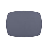 Davanti by Frieling Mattola Placemats Set of 6, Rectangle Plus, 14 x 18 Inch Indoor Outdoor Table Placemats, Stone Marine