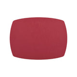 Davanti by Frieling Mattola Placemats Set of 6, Rectangle Plus, 14 x 18 Inch Indoor Outdoor Table Placemats, Earth Red