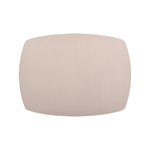 Davanti by Frieling Mattola Placemats Set of 6, Rectangle Plus, 14 x 18 Inch Indoor Outdoor Table Placemats, Silk Gray
