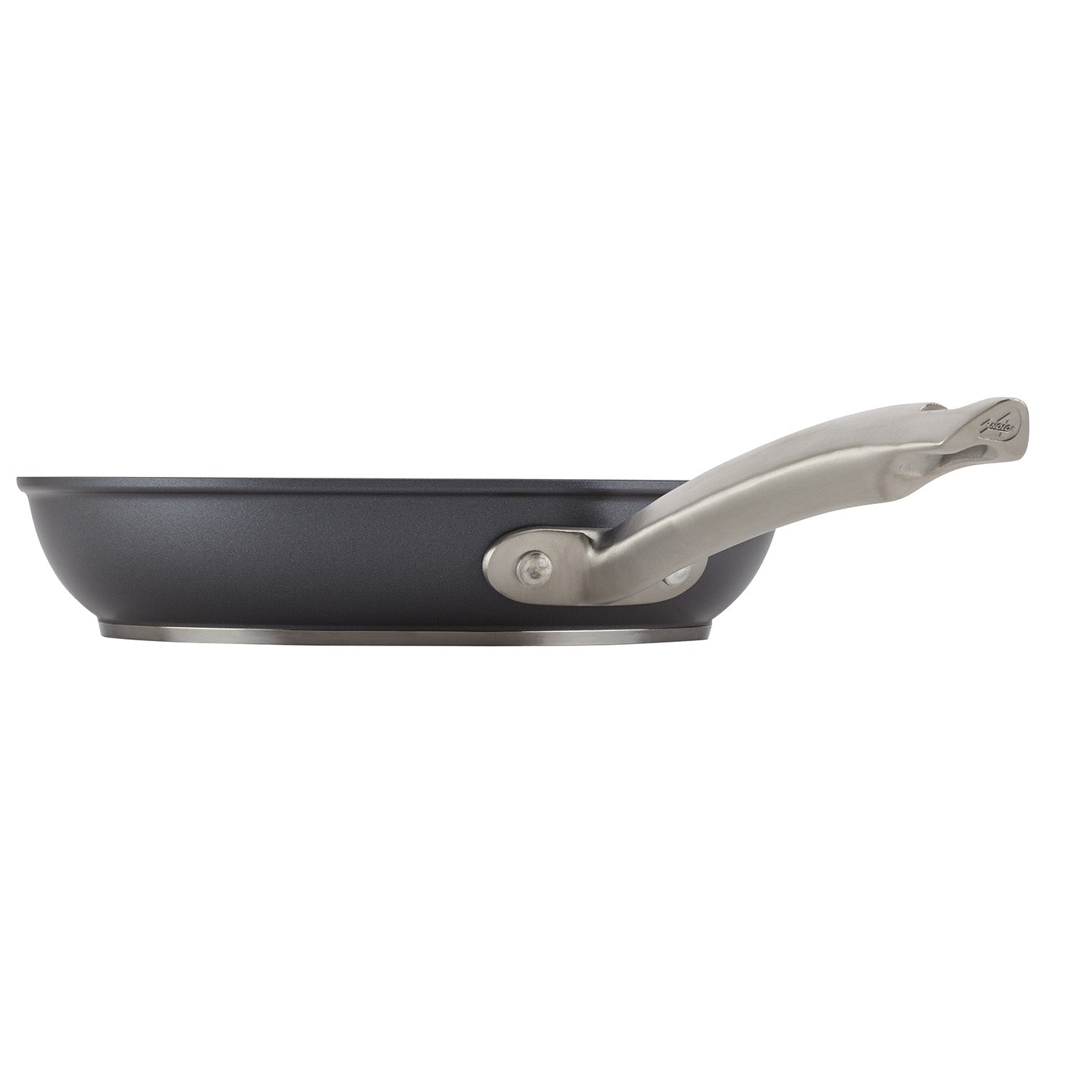 Anolon Accolade Hard Anodized Nonstick 10" and 12" Frying Pan Set, 2-Piece, Gray