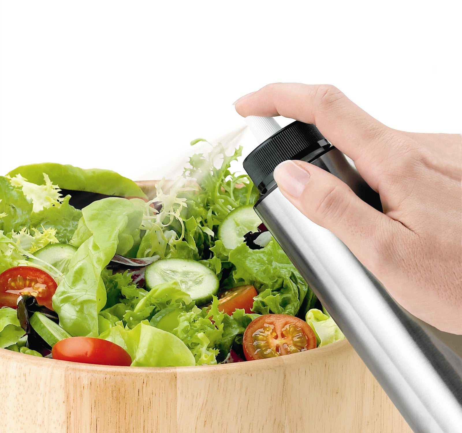 Cuisipro 8 ounce Pump Spray Dispenser, Stainless Steel