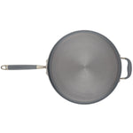 Anolon Advanced Home Hard-Anodized Nonstick Saute Pan with Helper Handle and Lid, 5-Quart, Moonstone
