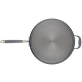 Anolon Advanced Home Hard-Anodized Nonstick Saute Pan with Helper Handle and Lid, 5-Quart, Moonstone