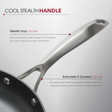 Radical Pan Nonstick Frying & Saute Pan Skillet With Stainless Steel Handle, 12-Inch
