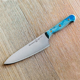 Messermeister Custom Mod Repurposed Wood Handle Set, Large, Indigo