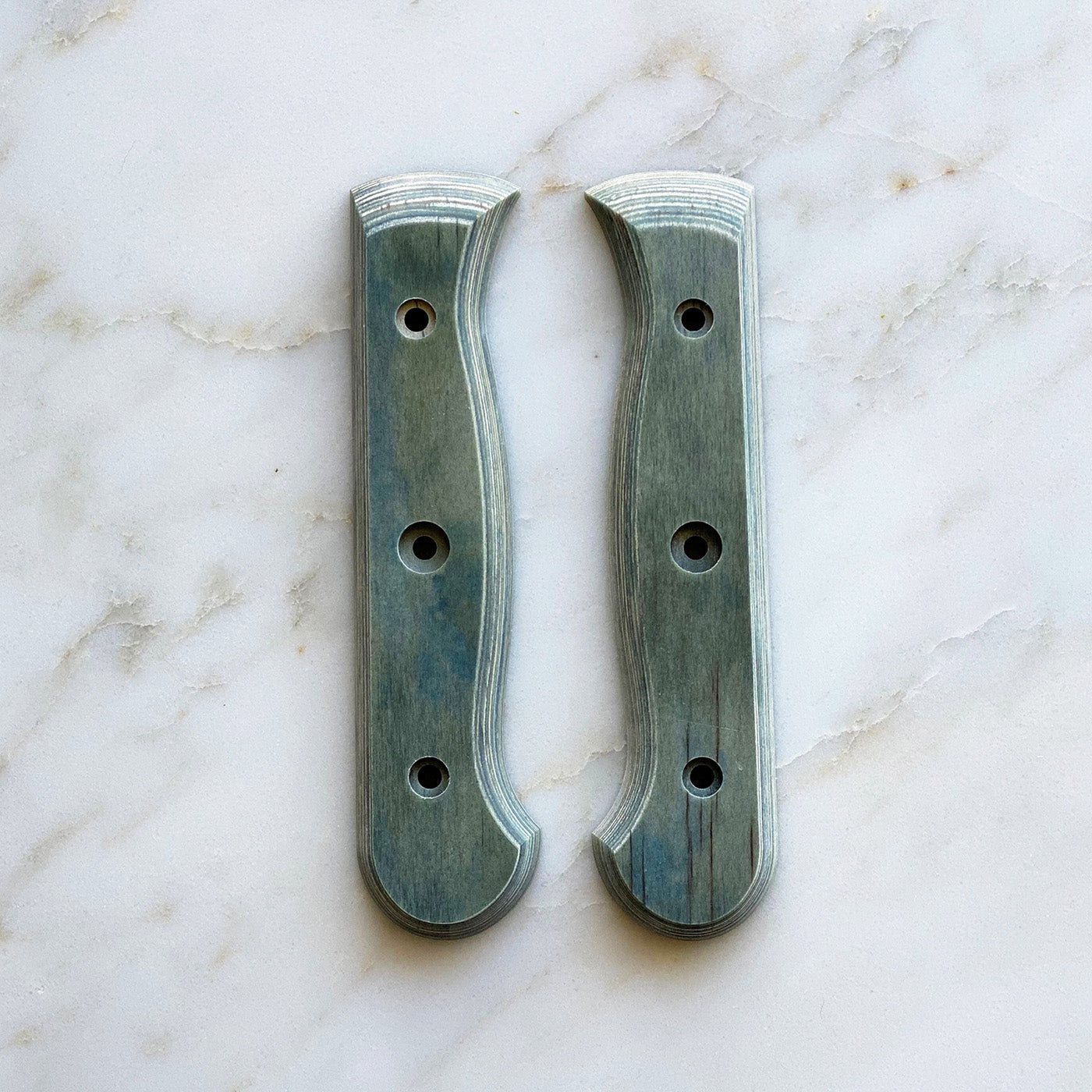 Messermeister Custom Mod Repurposed Wood Handle Set, Large, Indigo